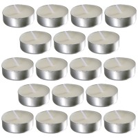 HiBathti Round Tealight Candle Set - 50 Pack of Premium Soy Wax Tealights for Home, Parties, and Events Product Description: