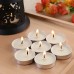 HiBathti Round Tealight Candle Set - 50 Pack of Premium Soy Wax Tealights for Home, Parties, and Events Product Description: